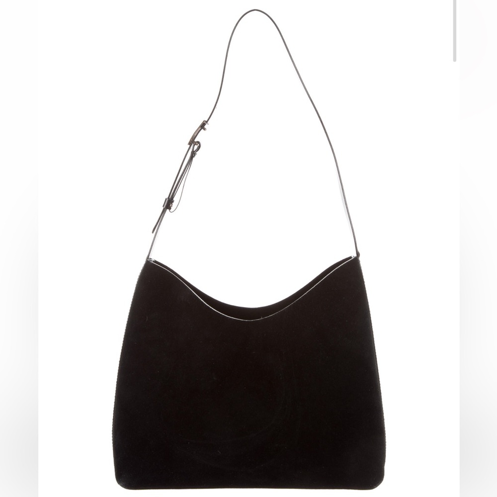 Black Gucci suede purse